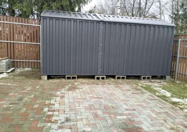 Стильный гараж в дер. Вахонино, Конаковский м.о, Тверская обл.