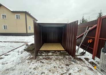 Гараж для снегоуборочной техники в дер. Криулино, Павлово-Посадский г.о, МО