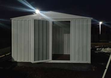 Гараж с двускатной крышей в ДП Филиппины, Чеховский р-н, МО