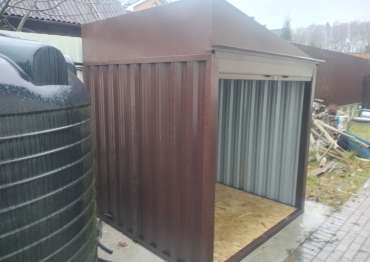 Хозблок в шоколадно-коричневом цвете в дер. Михайловка, г.о. Истра, МО