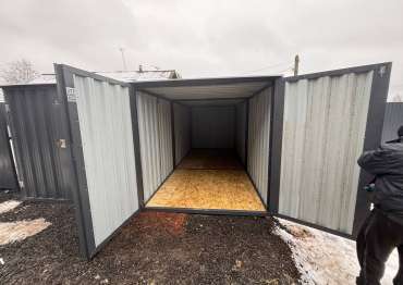 Хозблоки с плоской крышей в дер. Старое Мелково, Тверская обл.