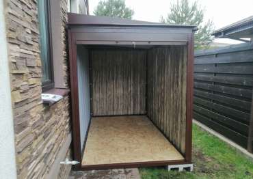 Яркий хозблок в дер. Падиково, г.о. Истра, МО