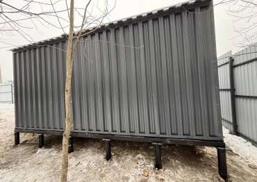 Хозблок с увеличенной высотой в дер. Соснино, Сергиево-Посадский р-н, МО